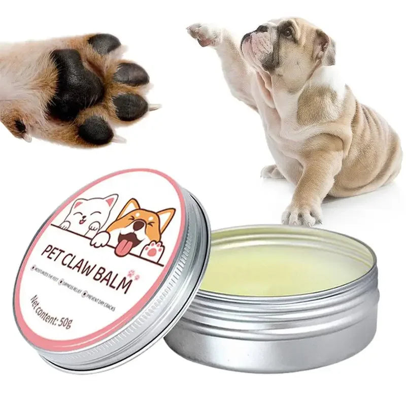 Bálsamo Hidratante para Patas e Nariz de Cães e Gatos 50g – Creme Protetor para Patas Ressecadas e Rachadas