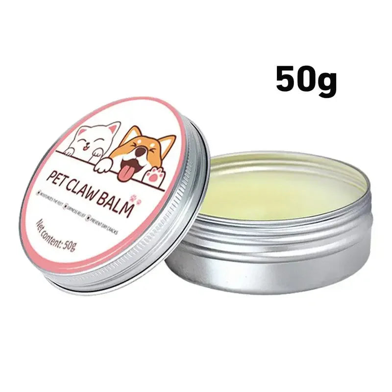 Bálsamo Hidratante para Patas e Nariz de Cães e Gatos 50g – Creme Protetor para Patas Ressecadas e Rachadas