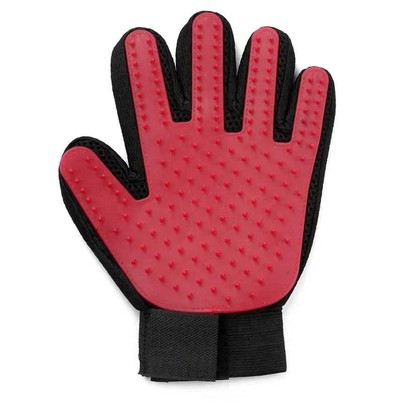 Luva Removedora de Pelos para Cães e Gatos em Silicone – Escova de Limpeza e Massagem para Pets