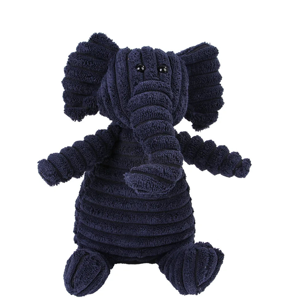 Brinquedo Mordedor de Pelúcia para Cães – Macaco de Veludo Cotelê com Som para Limpeza dos Dentes