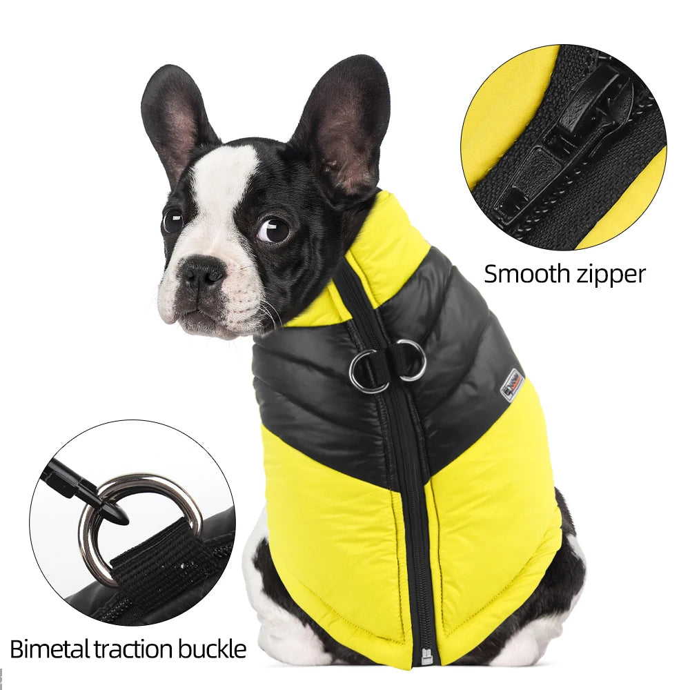 Roupa de Inverno Impermeável para Cães – Casaco Quente para Pets Pequenos e Grandes