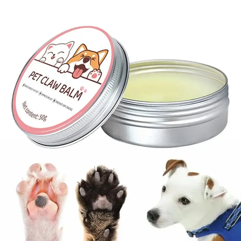 Bálsamo Hidratante para Patas e Nariz de Cães e Gatos 50g – Creme Protetor para Patas Ressecadas e Rachadas