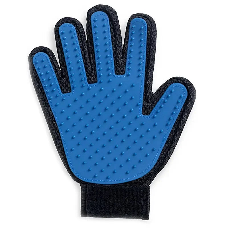 Luva Removedora de Pelos para Cães e Gatos em Silicone – Escova de Limpeza e Massagem para Pets