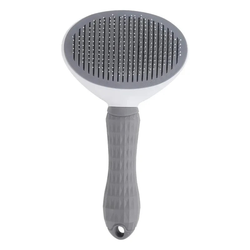 Escova Autolimpante para Cães e Gatos – Removedor de Pelos com Massageador